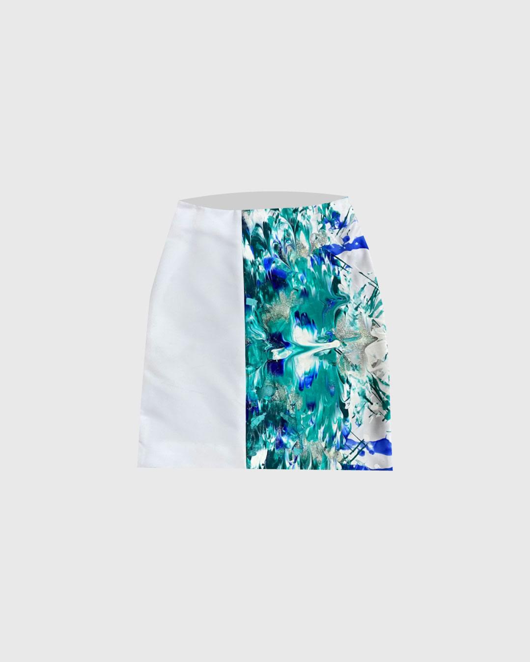 Sky Painted Skirt