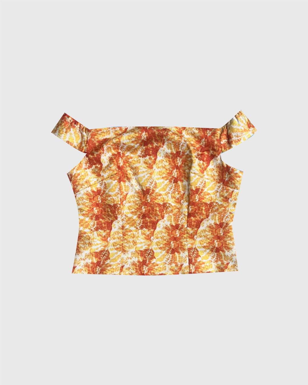 Off Shoulder Mandarina Top