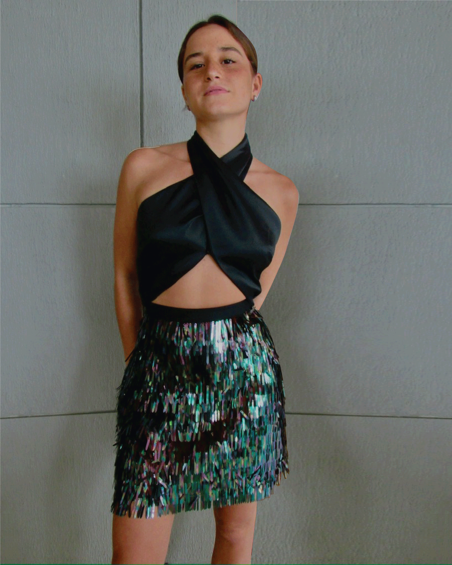 Halter Black Top