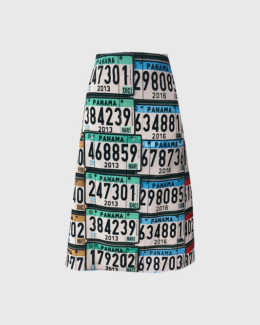 Placas Midi Skirt